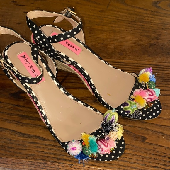 Betsey Johnson Shoes - Betsey Johnson wedge sandals